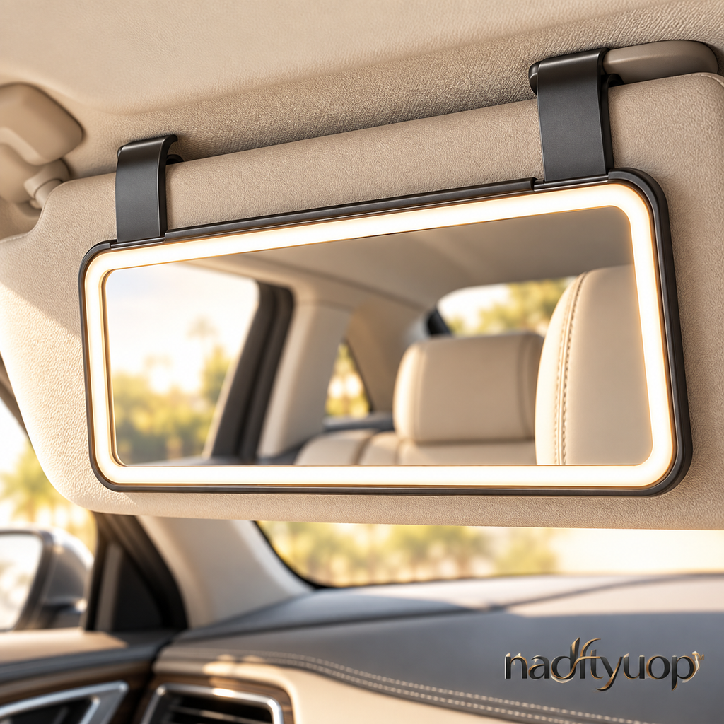nadftyuop™ Lighted Sun Visor Mirror