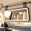 nadftyuop™ Lighted Sun Visor Mirror