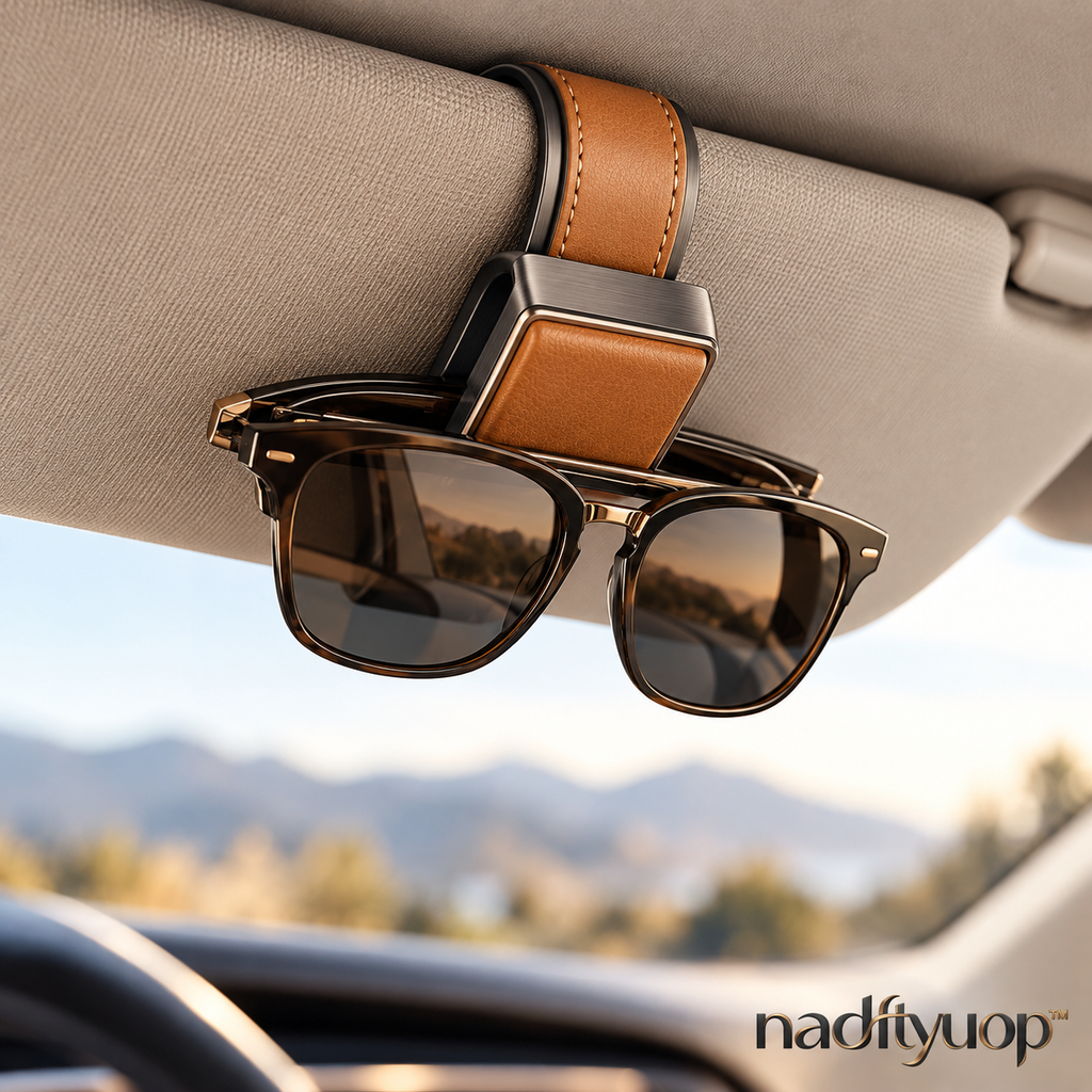 nadftyuop™ Sun Visor Sunglasses Clip