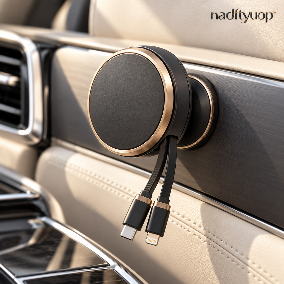 nadftyuop™ Retractable Charging Cable Organizer
