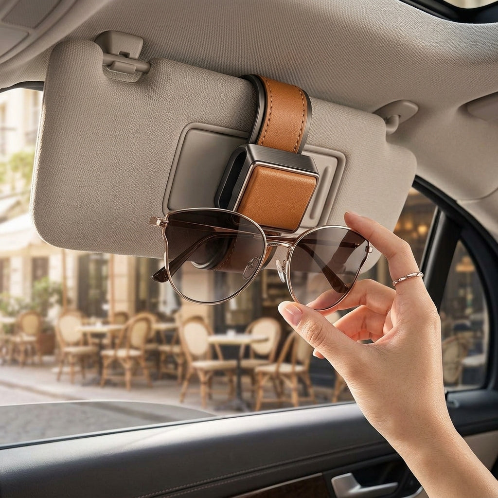 nadftyuop™ Sun Visor Sunglasses Clip