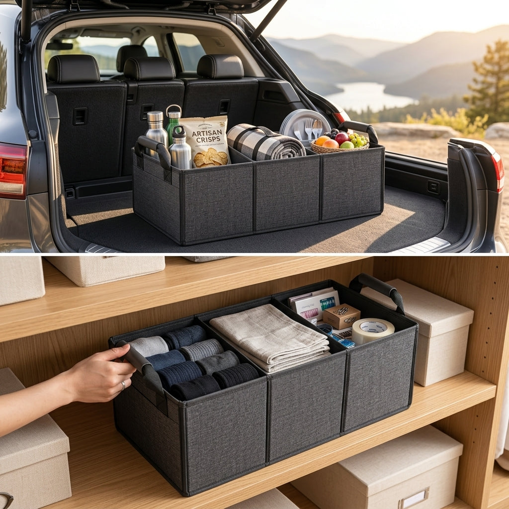 nadftyuop™ Foldable Trunk Organizer