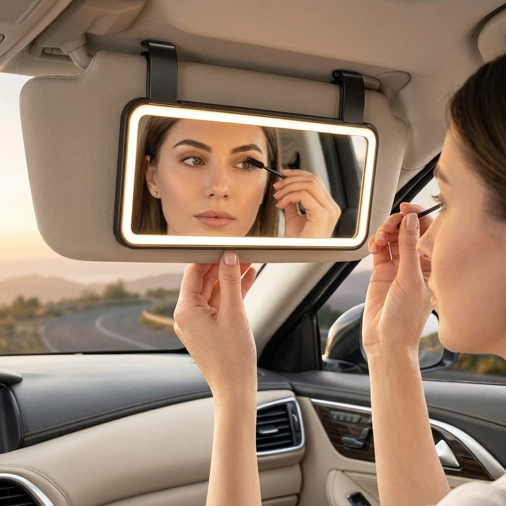 nadftyuop™ Lighted Sun Visor Mirror
