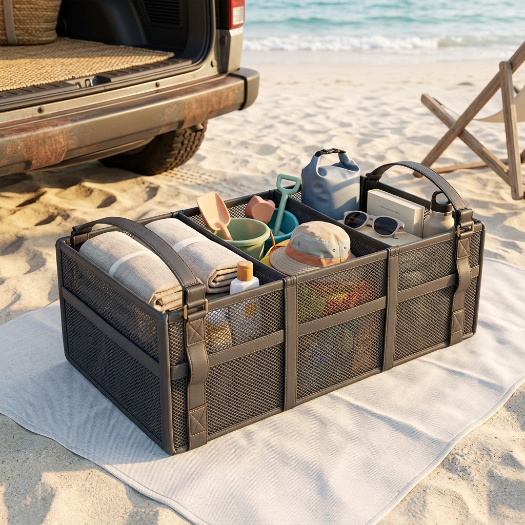 nadftyuop™ Mesh Trunk Organizer