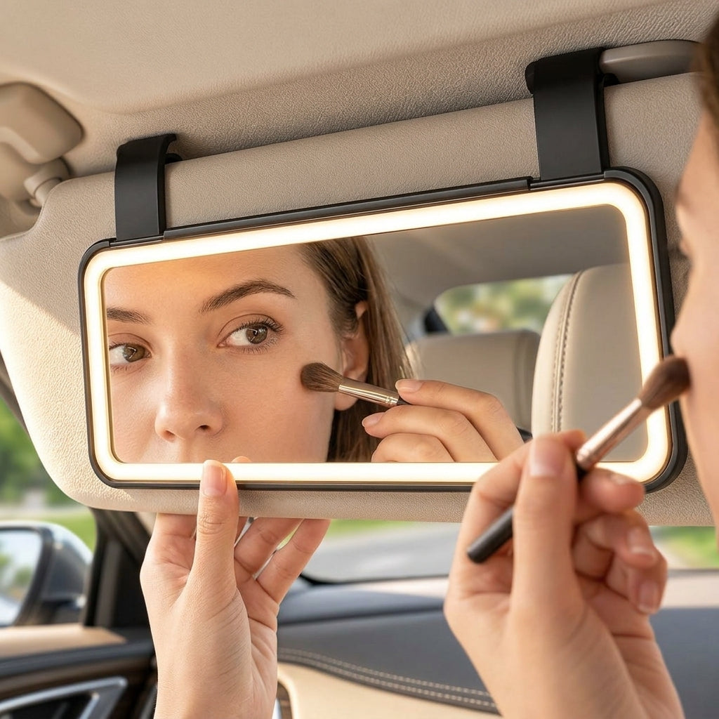 nadftyuop™ Lighted Sun Visor Mirror