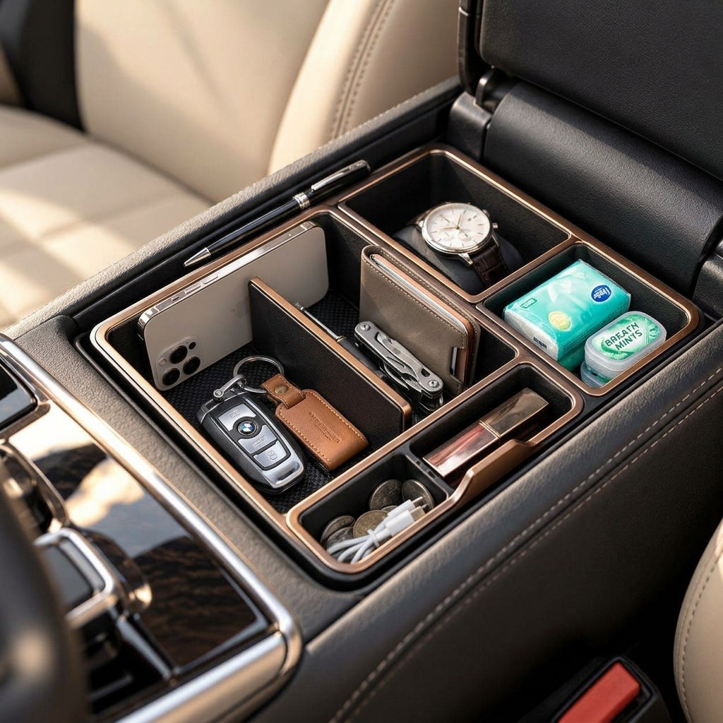 nadftyuop™ Center Console Organizer Tray