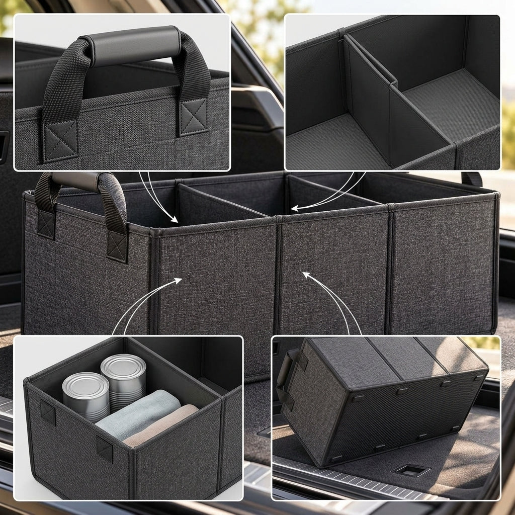 nadftyuop™ Foldable Trunk Organizer