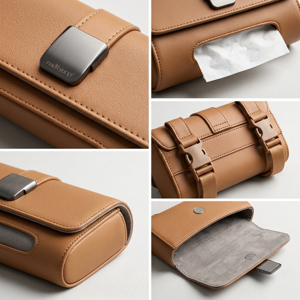 nadftyuop™ Sun Visor Tissue Holder