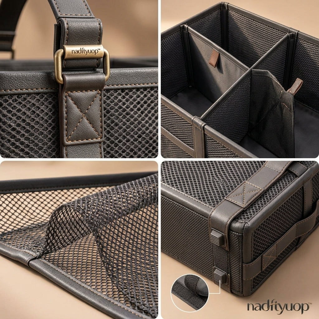 nadftyuop™ Mesh Trunk Organizer
