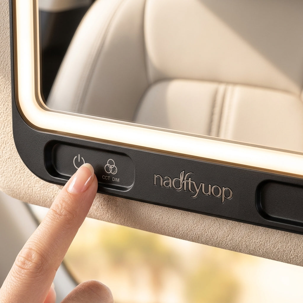 nadftyuop™ Lighted Sun Visor Mirror